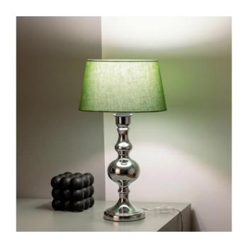 BRILAGI - Asztali lámpa CERIA 1xE27/60W/230V átm. 25 cm fényes króm/zöld 1xEG49199+1xEG781034 kép
