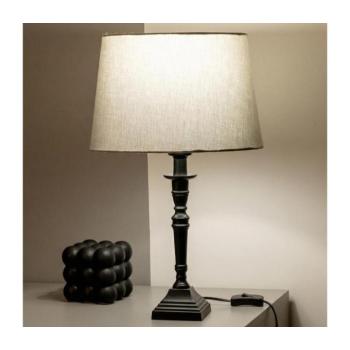 BRILAGI - Asztali lámpa CERIA 1xE27/60W/230V átm. 30 cm fekete/szürke 1xEG49185+EG781036 kép