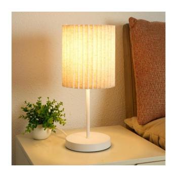 BRILAGI - Asztali lámpa NORDIC WAVE 1xE27/15W/230V len/fehér BRI396 kép