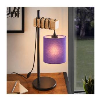 BRILAGI - Asztali lámpa NUBILA 1xE27/40W/230V barna/fekete/lila EG780173+BG1580 kép