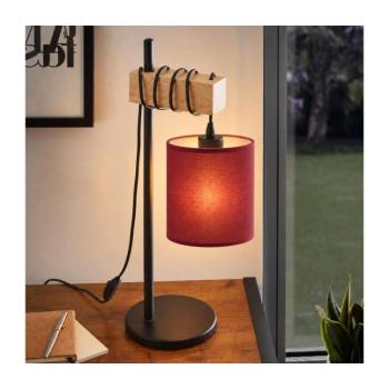 BRILAGI - Asztali lámpa NUBILA 1xE27/40W/230V barna/fekete/pompei vörös EG780173+BG1579 kép