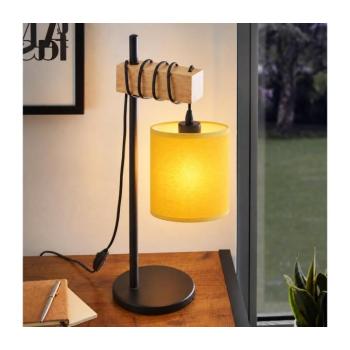 BRILAGI - Asztali lámpa NUBILA 1xE27/40W/230V barna/fekete/sárga EG780173+BG2452 kép