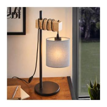 BRILAGI - Asztali lámpa NUBILA 1xE27/40W/230V barna/fekete/világosszürke EG780173+BG2454 kép