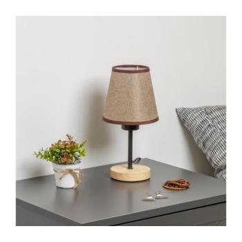 BRILAGI - Asztali lámpa NUBILA WOOD 1xE27/25W/230V tölgy/barna BG1567+BG1570 kép