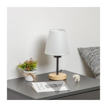 BRILAGI - Asztali lámpa NUBILA WOOD 1xE27/25W/230V tölgy/fehér BG1567+BG1573 kép