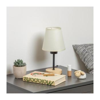 BRILAGI - Asztali lámpa NUBILA WOOD 1xE27/25W/230V tölgy/krémes BG1567+BG1572 kép