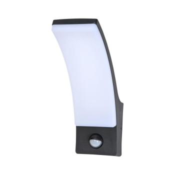 BRILAGI ARCELO LED 9W 230V IP44 kültéri fali lámpa érzékelővel BRZM7002/PIR-AN kép