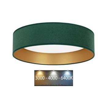 BRILAGI VELVET LED 24W 230V mennyezeti lámpa 3000/4000/6400K zöld/arany kép