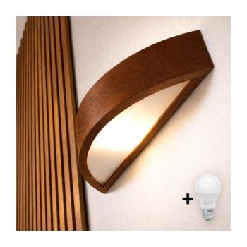 BRILAGI - CARVALHO LED fali lámpa 1xE27/15W/230V tölgy-cseresznye 8590828607229 kép