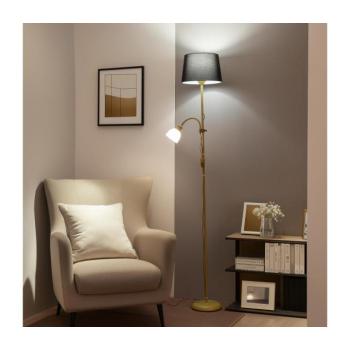 BRILAGI - CERIA állólámpa 1xE27/100W/230V + 1xE14/25W arany/fekete 1xBG2827+1xEG781038 kép