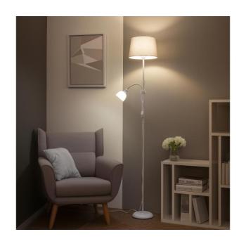 BRILAGI - CERIA állólámpa 1xE27/100W/230V + 1xE14/25W fehér/szürke 1xBG2824+1xEG781036 kép