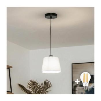 BRILAGI - CERIA kábeles LED csillár 1xE27/40W/230V, átmérő 20,5 cm, fehér BG3987+EG781029 kép