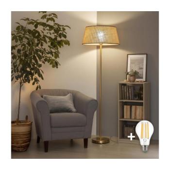 BRILAGI - CERIA LED állólámpa 1xE27/20W/230V Ø 50 cm bézs/arany SA2189+EG781084 kép