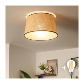 BRILAGI - CERIA LED felületre szerelhető csillár, 1xE27/40W/230V, átm. 35 cm, bézs BG3991+EG781083 kép