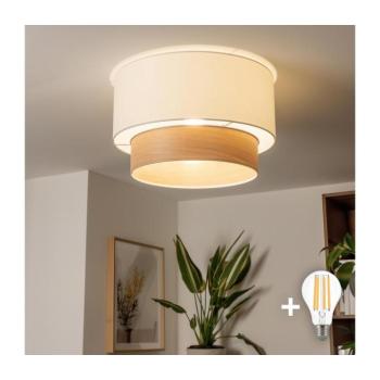 BRILAGI - CERIA LED felületre szerelhető csillár 1xE27/40W/230V Ø 50 cm fehér/bézs BG3991+EG781089 kép