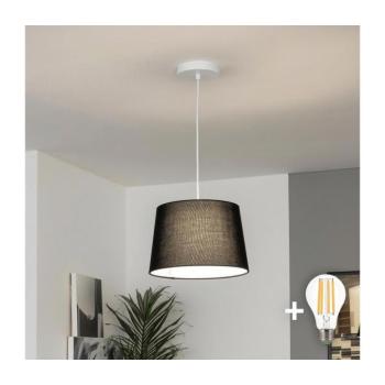 BRILAGI - CERIA LED függeszték zsinóron 1xE27/40W/230V átm. 30 cm fekete EG300171+EG781038 kép