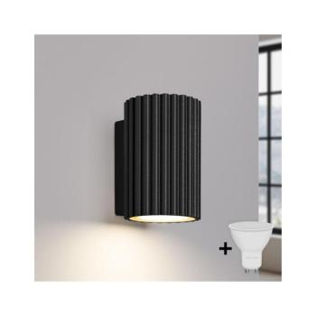 BRILAGI - CRESTO LED fali lámpatest 1xGU10/10W/230V 10 cm fekete BR.1648 kép