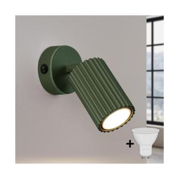 BRILAGI - CRESTO LED fali spotlámpa 1xGU10/10W/230V zöld BR.1617 kép
