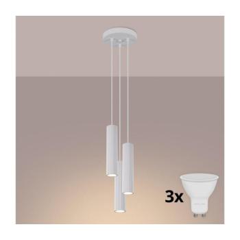 BRILAGI - CRESTO LED kábeles csillár 3×GU10/10W/230V, fehér BR.1538 kép