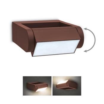 BRILAGI - CROTONE LED/7W/230V kültéri fali lámpa, barna, IP54 WO-HR60441-OEM-RUST kép