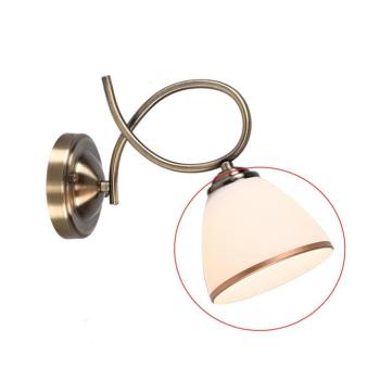 BRILAGI - Csereüveg a FRED E27 fali lámpához és csillárhoz, átmérő 13,5 cm, krém/bronz 63500 kép