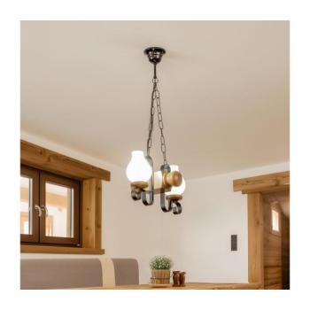 BRILAGI - Csillár láncon RUSTIC 2xE14/40W/230V bükkfa/dió EX-01029 kép