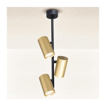 BRILAGI - Csillár rúdon SELE VERTICAL 3xGU10/30W/230V fekete/arany WO-D3-OEM kép