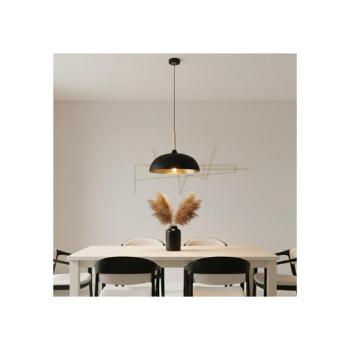 BRILAGI - Csillár zsinóron ABRAHAM 1xE27/60W/230V átm. 35 cm fekete BG72387 kép