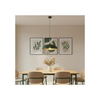 BRILAGI - Csillár zsinóron ABRAHAM 1xE27/60W/230V átm. 45 cm zöld BG72384 kép