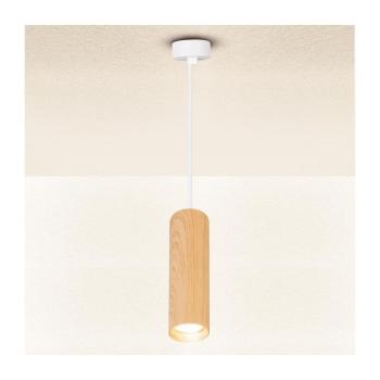BRILAGI - Csillár zsinóron SELE 1xGU10/30W/230V fehér/tölgy dekor WO-P6-OEM kép