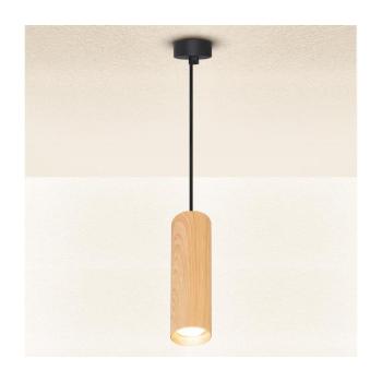 BRILAGI - Csillár zsinóron SELE 1xGU10/30W/230V fekete/tölgy dekor WO-P5-OEM kép