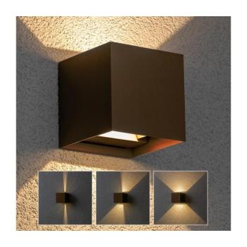 BRILAGI - CUBE LED kültéri fali lámpatest, 6W, 230V, barna, IP54 WO-HR60432-LED-OEM-RUST kép