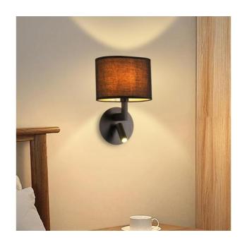 BRILAGI - DAYA LED fali lámpa 1xE14/40W/230V + LED/3W fekete BRI200 kép