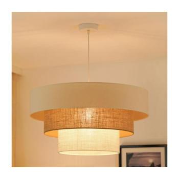 BRILAGI - Denver Luneta lógcsillár 1xE27/15W/230V, 60 cm, bézs/barna/krém 608015 kép