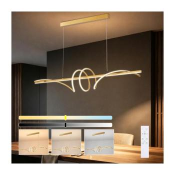 BRILAGI - Dimmelhető LED csillár kábelen SIGNATURE LED/50W/230V 120 cm arany + távirányítóval BRI1140 kép
