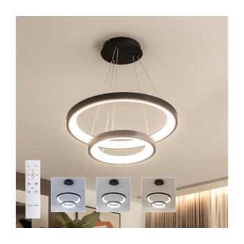 BRILAGI - dimmelhető LED kábelfüggeszték FALCON SLIM LED/68W/230V átm. 50 cm fekete +DO BRDX1330-2/CR kép