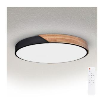 BRILAGI - Dimmelhető LED lámpa PILANA LED/60W/230V tölgy/fekete Ø 60 cm + távirányító WO800-OEM11-60 kép