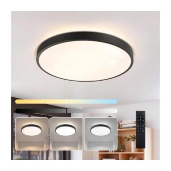 BRILAGI - dimmelhető LED lámpatest GLASS POOL DOUBLE LED/60W/230V 50 cm fekete + távirányító BRI744 kép
