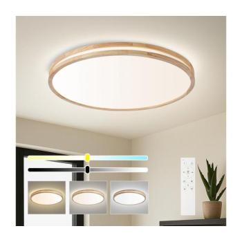 BRILAGI - Dimmelhető LED lámpatest MOLINA LED/100W/230V 3000-6000K tölgy átm. 80 cm +DO BRI887 kép