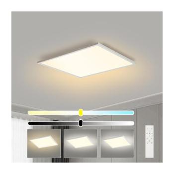 BRILAGI - dimmelhető LED lámpatest SLIMFRAME LED/36W/230V 45x45 cm fehér + távirányító BRI172 kép