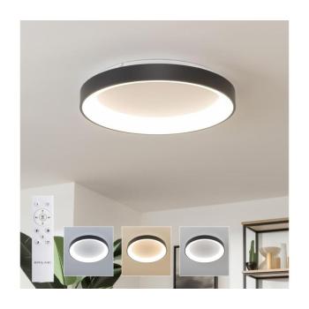 BRILAGI - Dimmelhető LED mennyezeti lámpa FALCON II LED/99W/230V, átm. 60 cm, fekete +távirányító BRC2668-600/CR kép