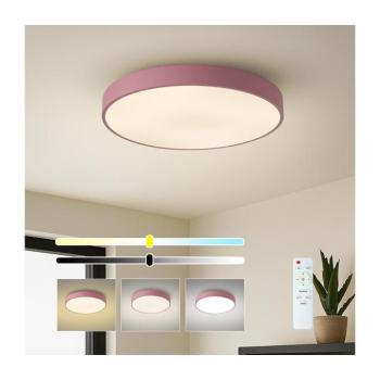 BRILAGI - dimmelhető LED mennyezeti lámpa POOL LED/60W/230V 3000-6000K 50 cm rózsaszín+Távirányító BRI699 kép