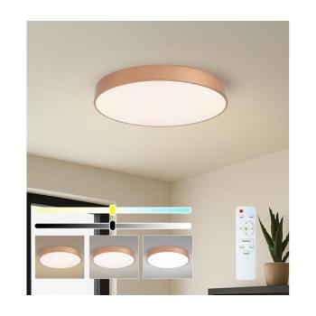 BRILAGI - dimmelhető LED mennyezeti lámpa POOL LED/60W/230V átmérő 60 cm rézszínű +távirányító BRI1051