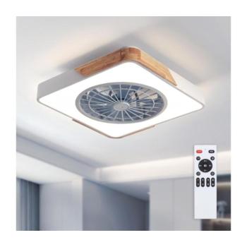 BRILAGI - Dimmelhető LED világítótest látorral LED/38W/230V 50 cm fehér/tölgy + távirányító WF-OSD-041 kép