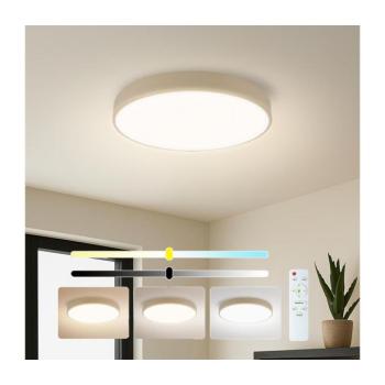BRILAGI - dimmelhető LED világítótest POOL LED/48W/230V 3000-6000K Ø 40 cm bézs + távirányító BRI333 kép