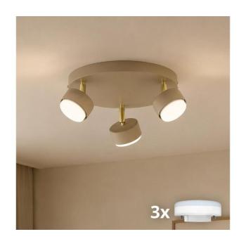 BRILAGI - Dimmelhető RGB LED spotlámpa MONO 3xGX53/14W/230V Wi-Fi Tuya bézs/arany BG5742+3xIM1489 kép