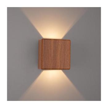 BRILAGI - DOUBLERAY kültéri fali lámpatest LED/6W/230V, fahatású dekor, IP54 BRI653 kép