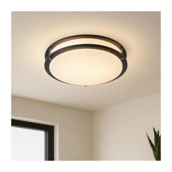 BRILAGI - ELARO mennyezeti lámpatest 4xE27/40W/230V, átmérő 41 cm, fekete BRI874 kép