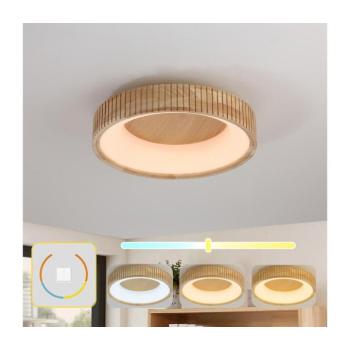 BRILAGI - FALCON WOOD MODERN LED mennyezeti lámpatest, 30 W, 230 V, Ø 45 cm, fa BRI529 kép