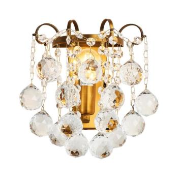 BRILAGI - Fali lámpa CRYSTAL 1xE14/60W/230V réz BG71306 kép